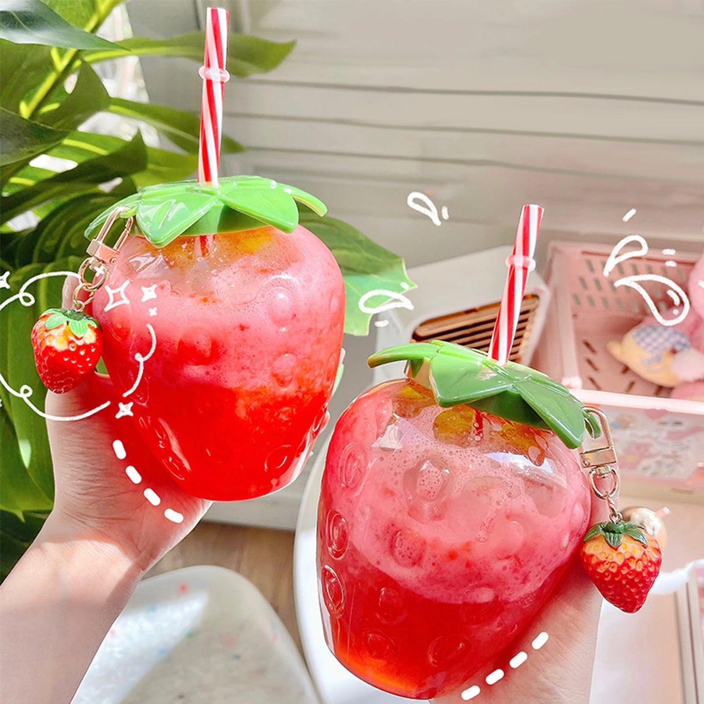 Cute Strawberry Bottle