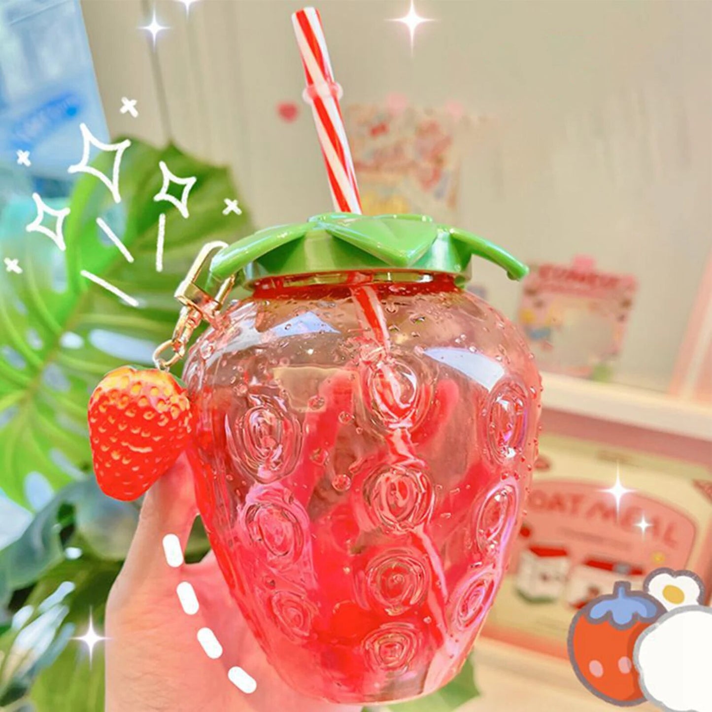 Cute Strawberry Bottle