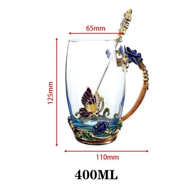 Crystal Cup Flower Tea