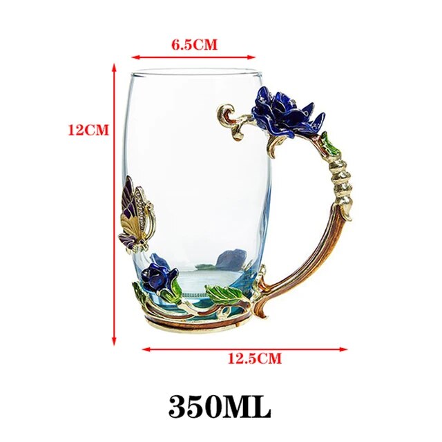 Crystal Cup Flower Tea