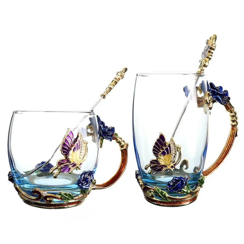 Crystal Cup Flower Tea