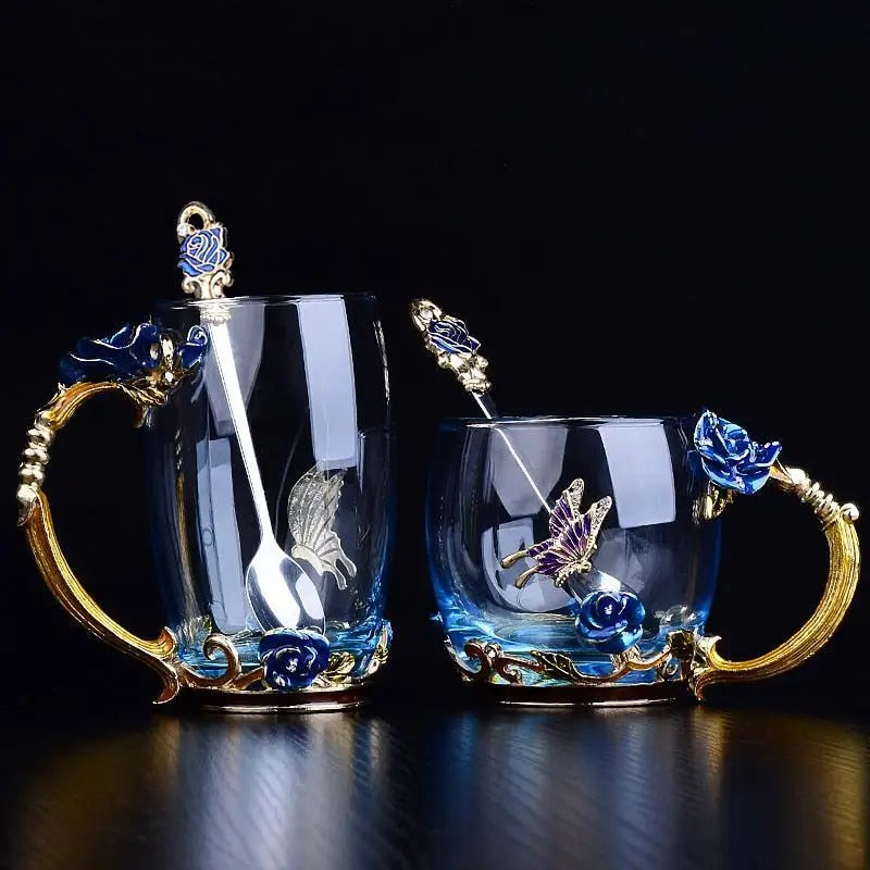Crystal Cup Flower Tea
