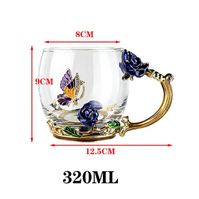 Crystal Cup Flower Tea