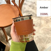 350ml Amber Leather